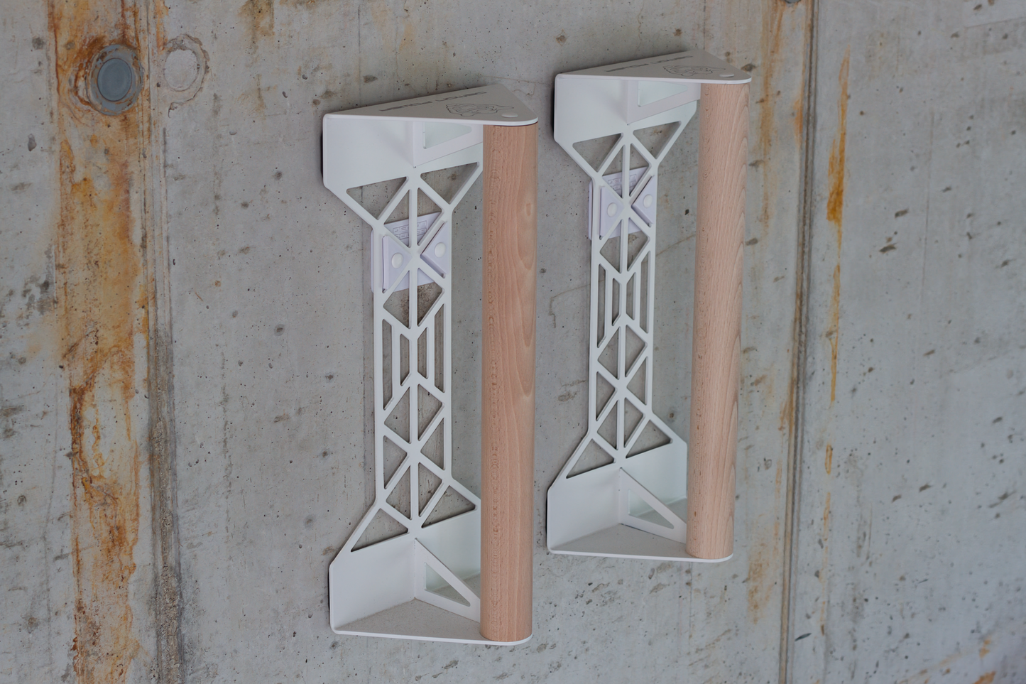 Parallettes lang weiß